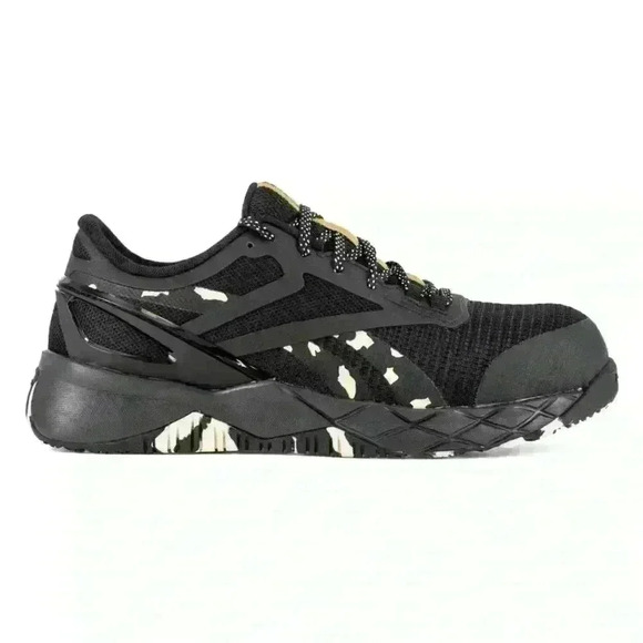 Reebok Work Nanoflex TR Black Camo Women's Safety Toe Size 10‎ - Picture 1 of 8